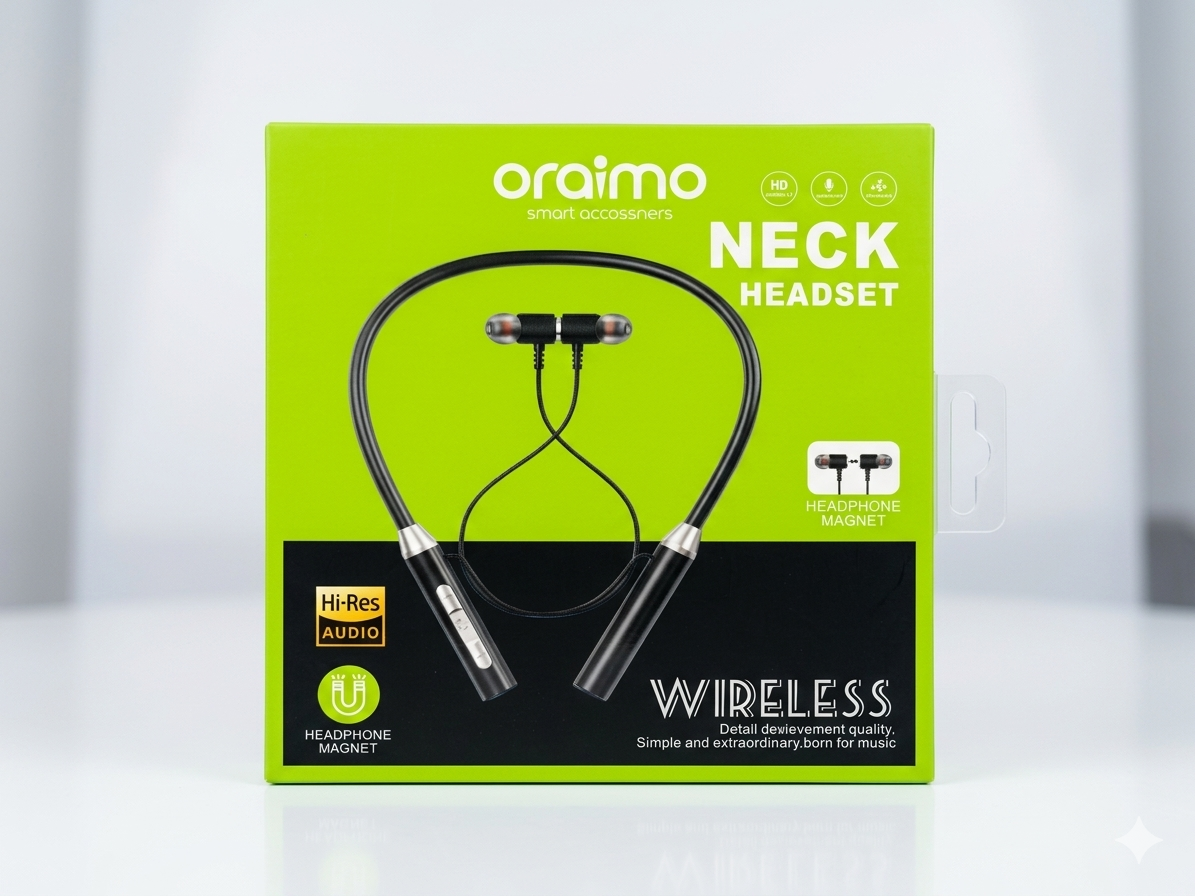 Necklace earphones
